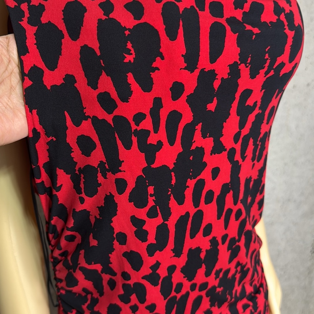 Michael Kors Bodycon Leopard print dress sz 14 - Picture 6 of 10